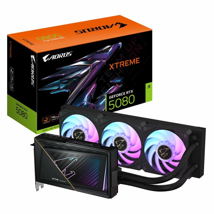 Grafikkort Gigabyte GV-N5080AORUSX W-16GD GEFORCE RTX 5080 16 GB GDDR6 #5