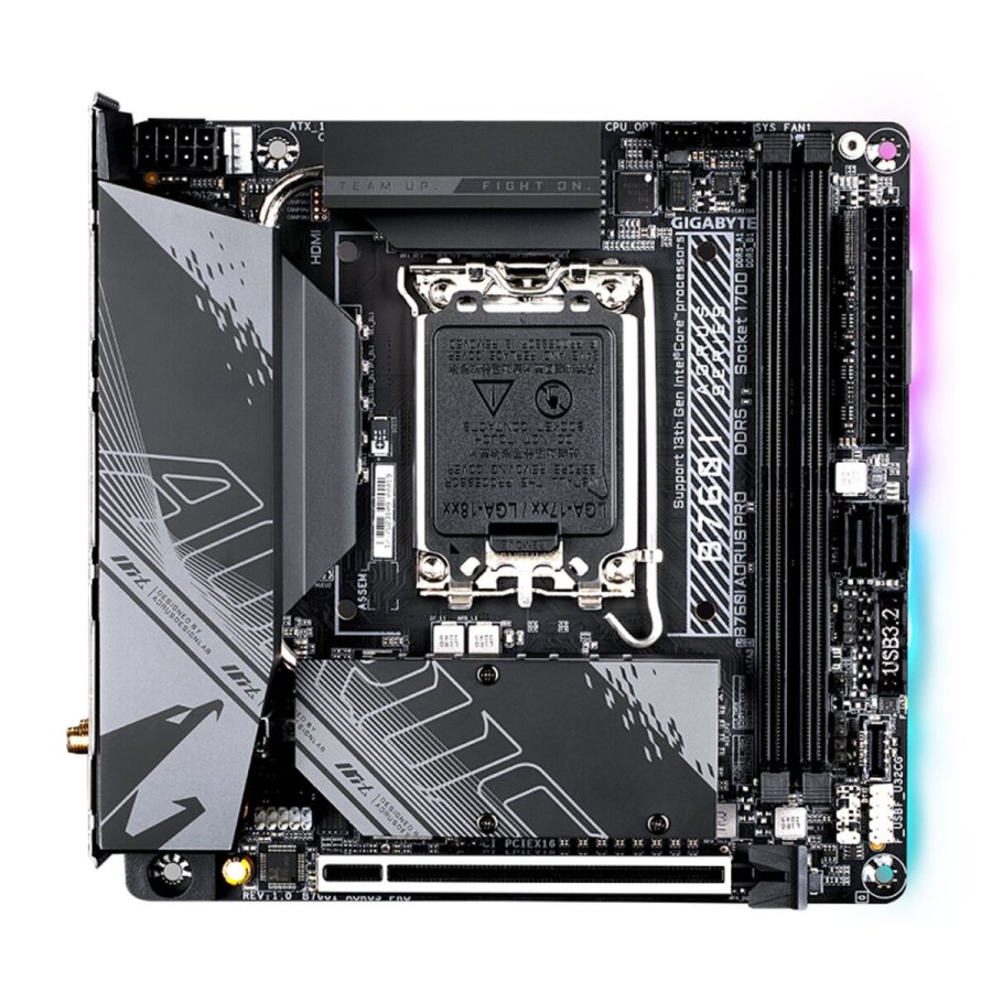 Motherboard Gigabyte B760I AORUS PRO INTEL B760 EXPRESS LGA 1700 #1