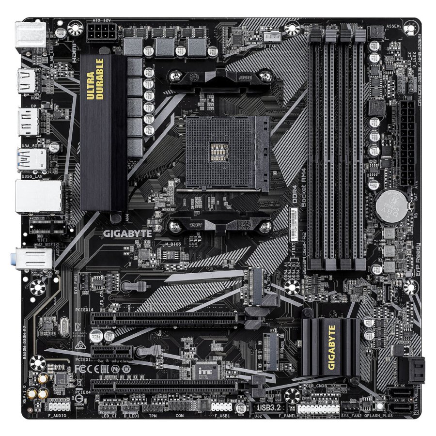 Motherboard Gigabyte B550M DS3H R2 AMD B550 AMD AM4 #4