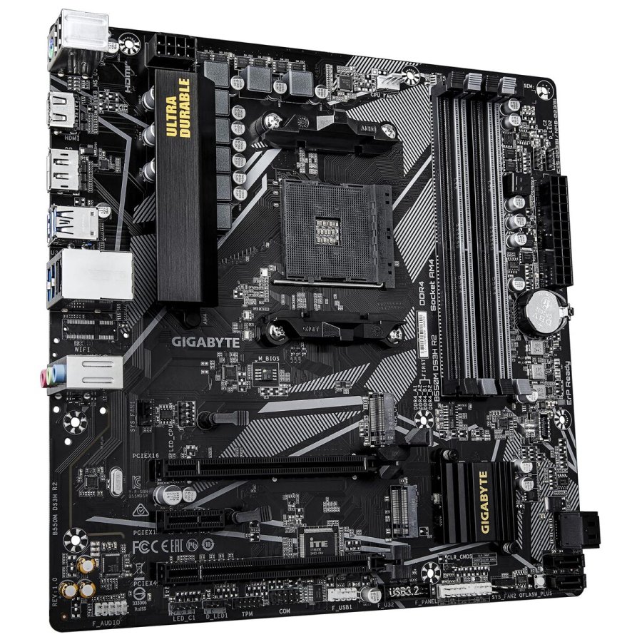 Motherboard Gigabyte B550M DS3H R2 AMD B550 AMD AM4 #7
