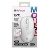 Trdls mus Defender MM-296 RF Hvid #5