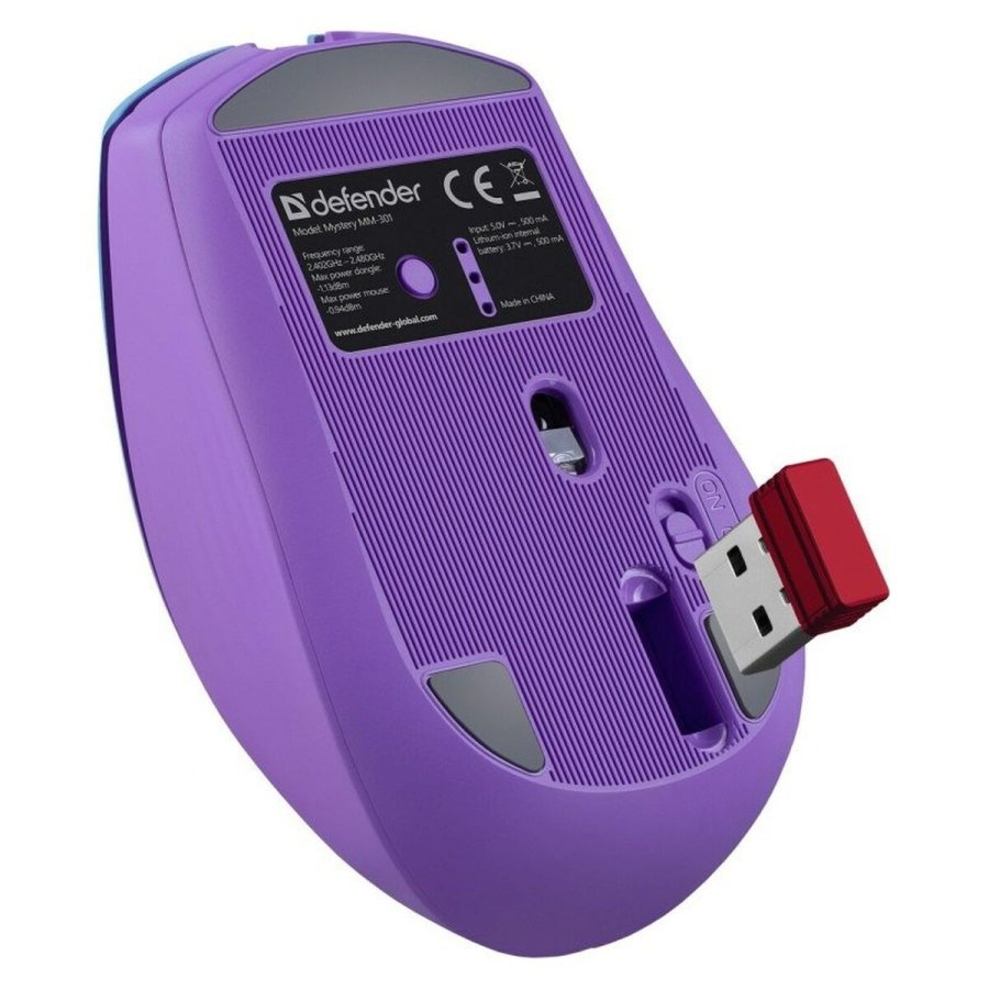 Trdls Bluetooth mus Defender MISTERIO MM-301 Lilla #11