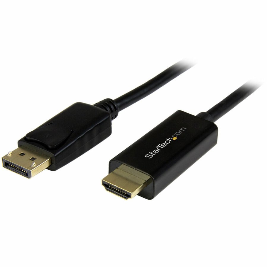 DisplayPort til HDMI kabel Startech DP2HDMM2MB           (2 m) Sort #1