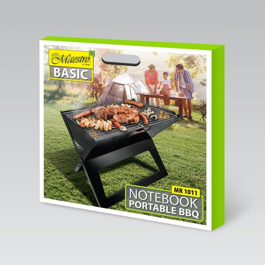 Kulgrill med hjul Feel Maestro MR-1011 Sort Metal #17