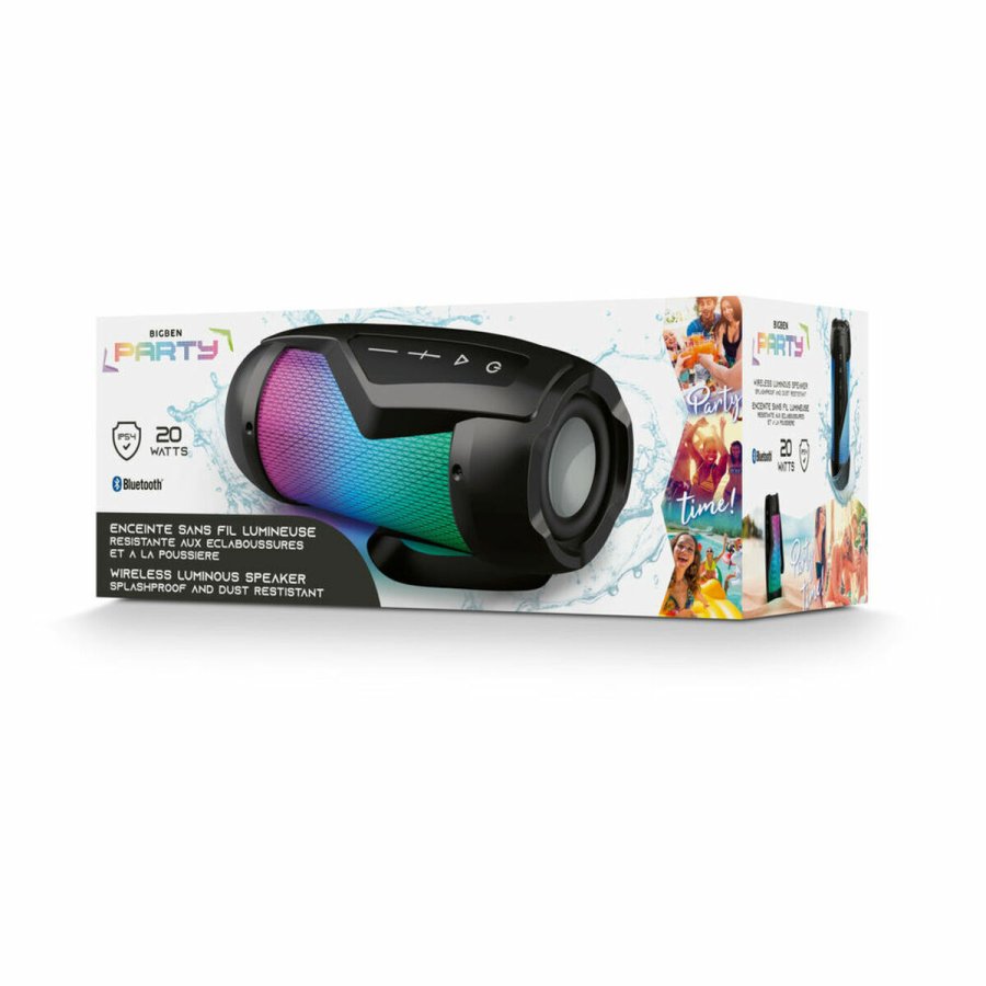 Brbare Bluetooth-hjttalere Bigben PARTYBTIPMINI Sort 20 W #3