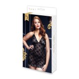 Sort Blonde Babydoll Queen Size Baci Lingerie BW3103 Sort XL #1