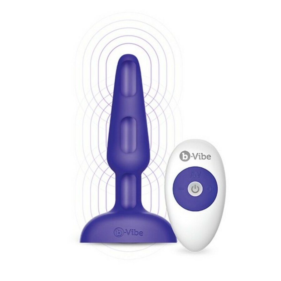 Anal plug med fjernbetjening B-Vibe 05882530000 Lilla #2