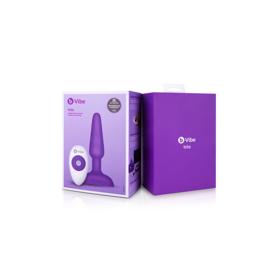 Anal plug med fjernbetjening B-Vibe 05882530000 Lilla #4