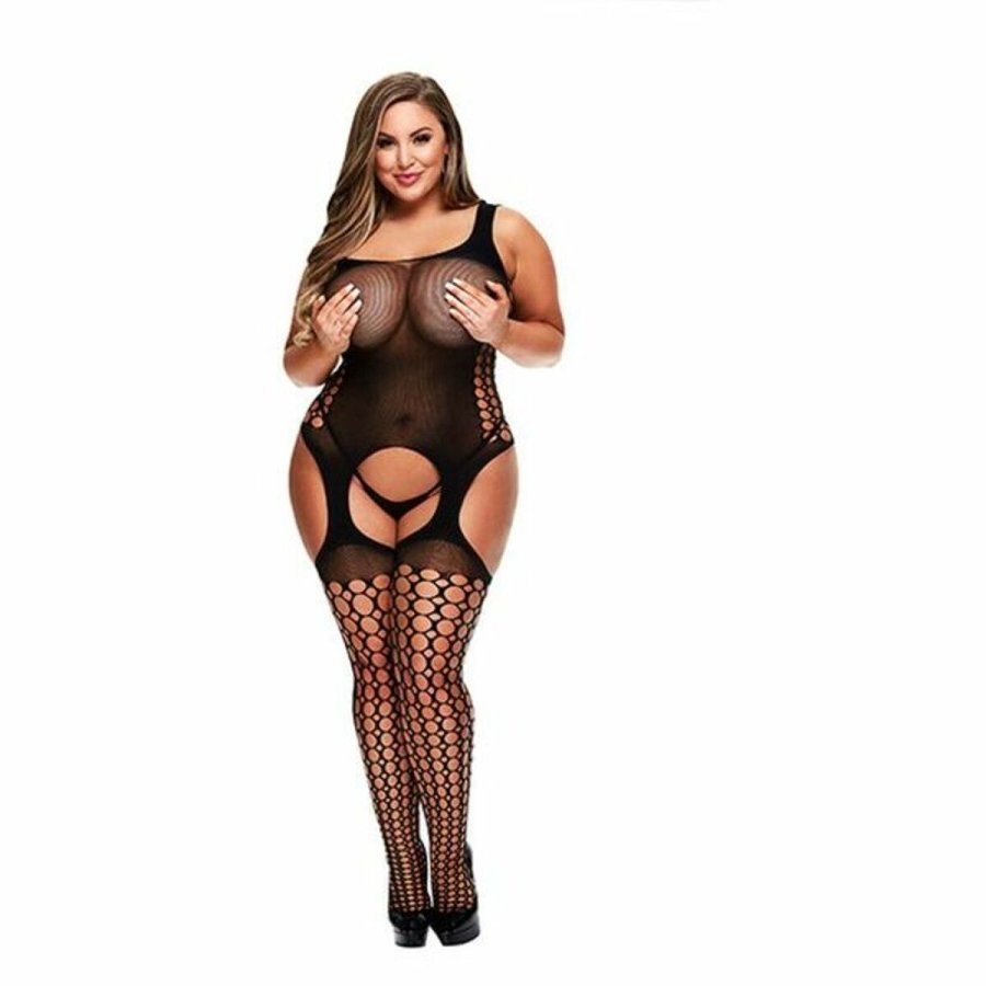 Skridtl�se Seler Bodystocking Queen Size Baci Lingerie 00421 (XL) #2
