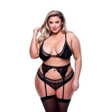 Undert�j S�t Baci Lingerie Sort 3 Dele (Queen) #2
