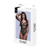 Body Baci Lingerie Sexy Strappy Lace Sort S/M #1