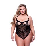 Body Baci Lingerie Sexy Strappy Lace Sort Queen #2