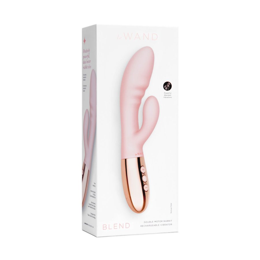 Dual Stimulation Vibe Le Wand Blend Rose Gold Gylden Rose Guld #1