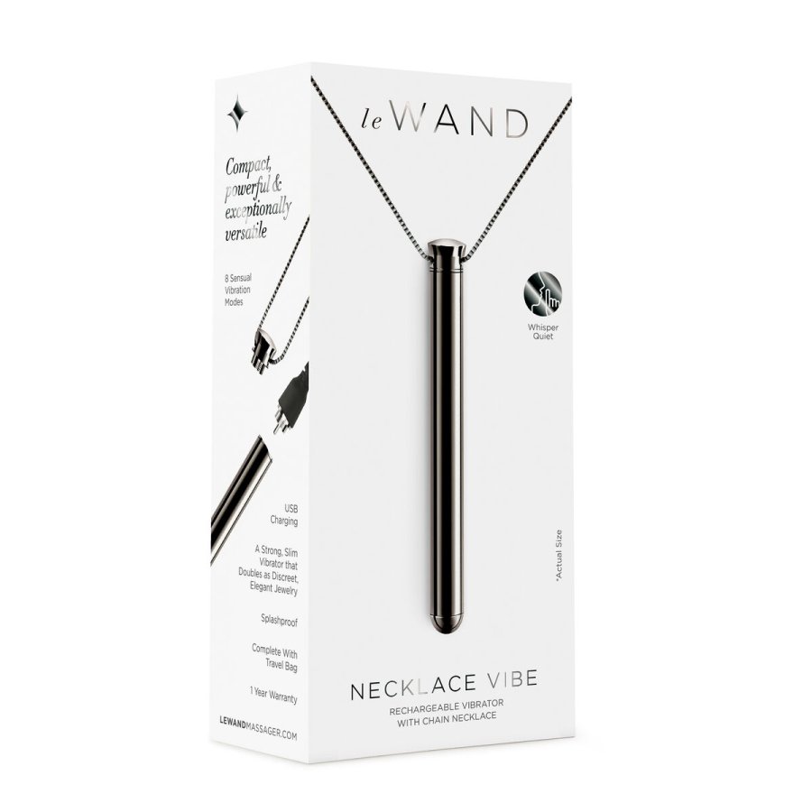 Vibrerende Kugle Le Wand Necklace Halskde Sort #1