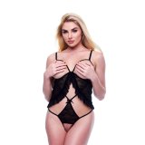 Body Baci Lingerie Peek-a-boo Sort S/M #1