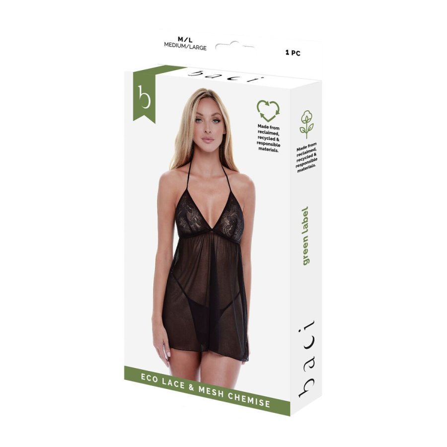 Babydoll Baci Lingerie Sort M/L #1
