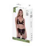 Undert�j S�t Baci Lingerie Peek-A-Boo Bra Sort (M/L) #1