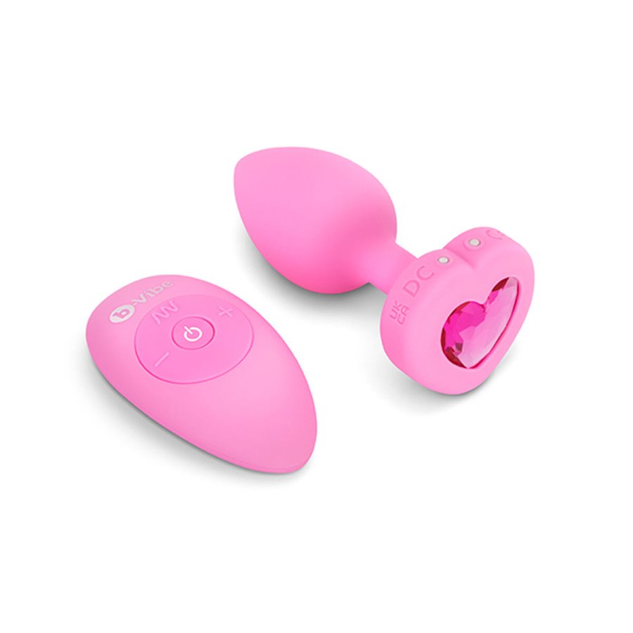 Vibrator B-Vibe Heart Pink #1