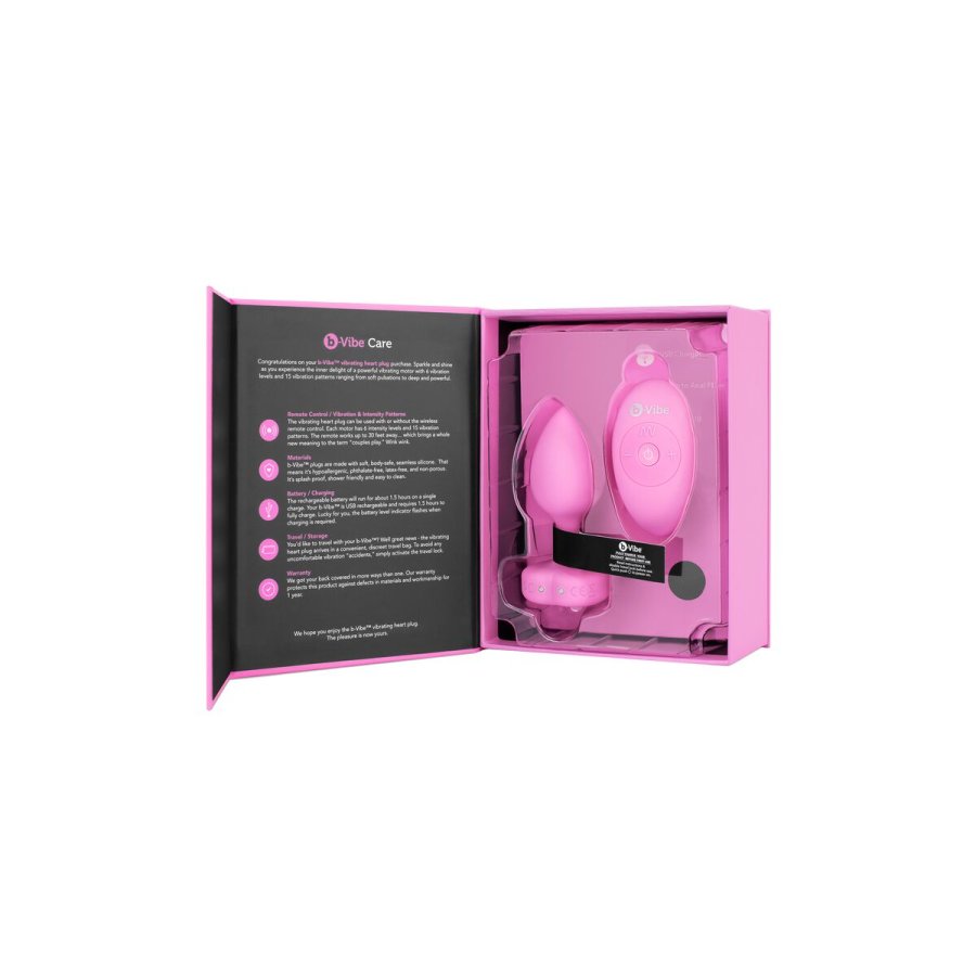 Vibrator B-Vibe Heart Pink #6