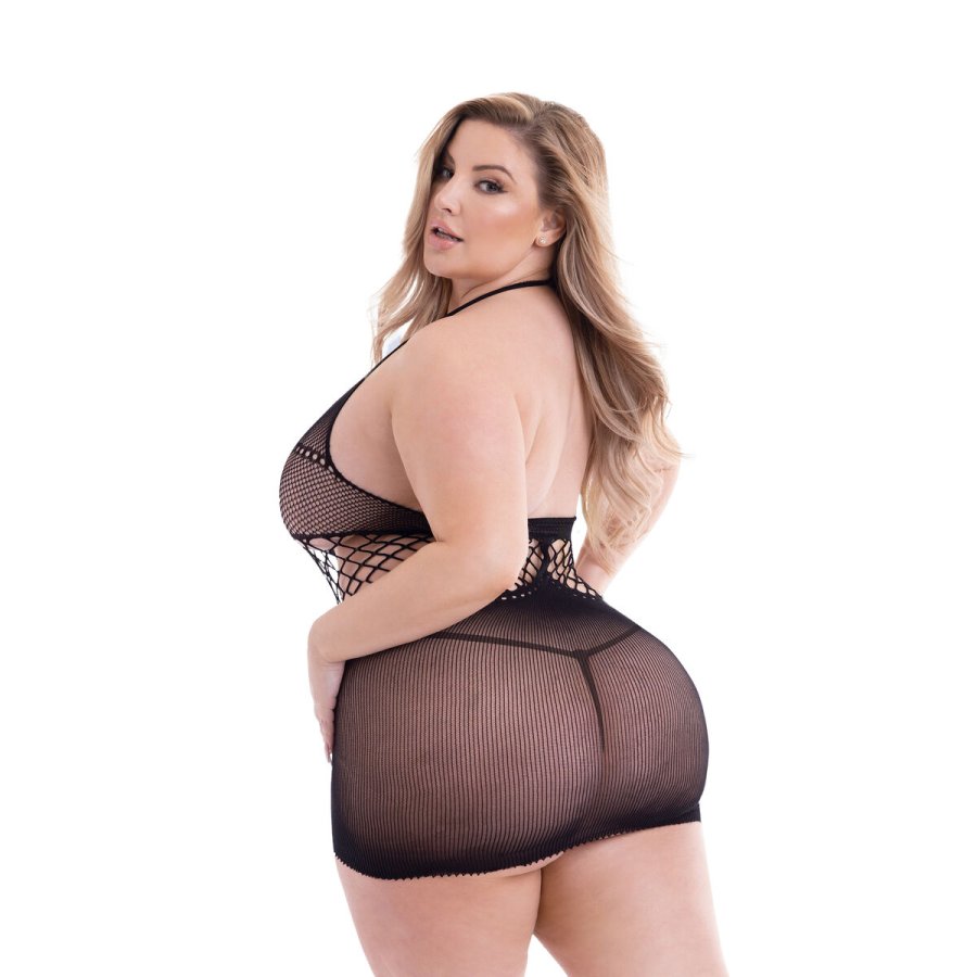 Kjole Baci Lingerie Sort (Queen size) #4