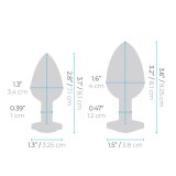 Anal plug B-Vibe Slvfarvet #3