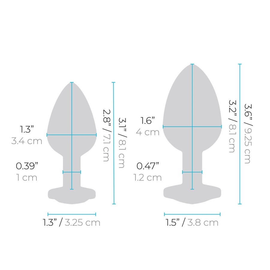 Anal plug B-Vibe Slvfarvet #3