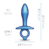 Anal plug B-Vibe Bl (7,6 cm) #4