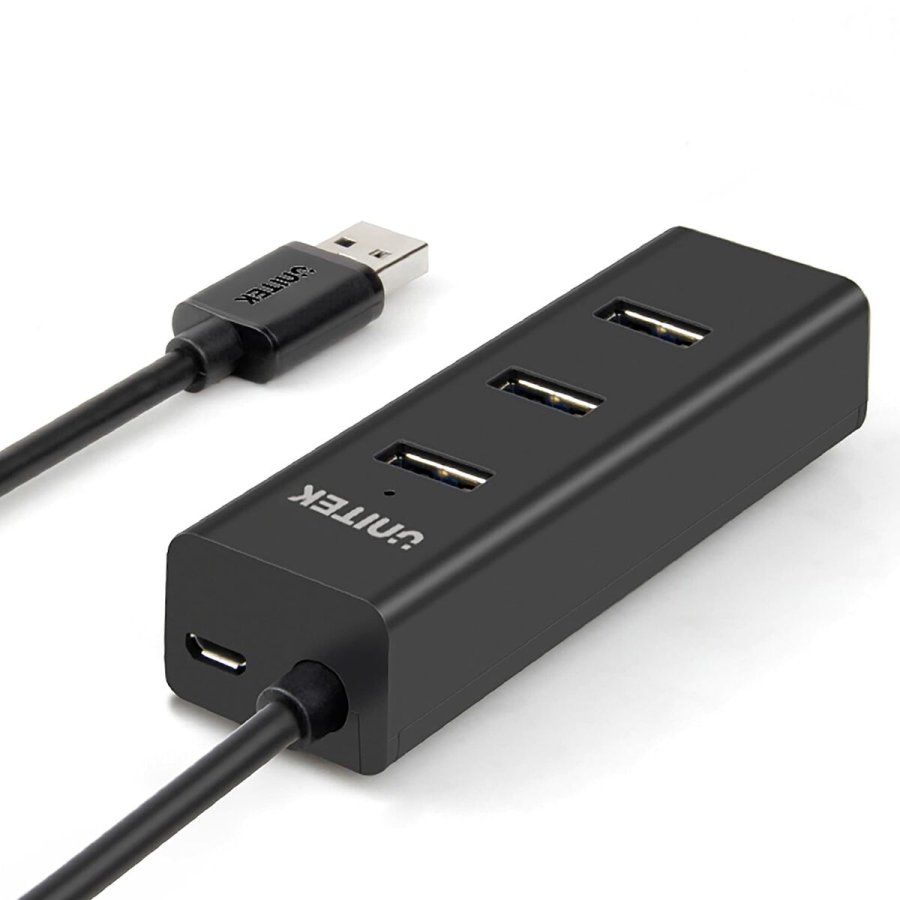 4-Port USB Hub Unitek Y-3089 Sort #4