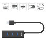 4-Port USB Hub Unitek Y-3089 Sort #7