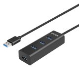 4-Port USB Hub Unitek Y-3089 Sort #1
