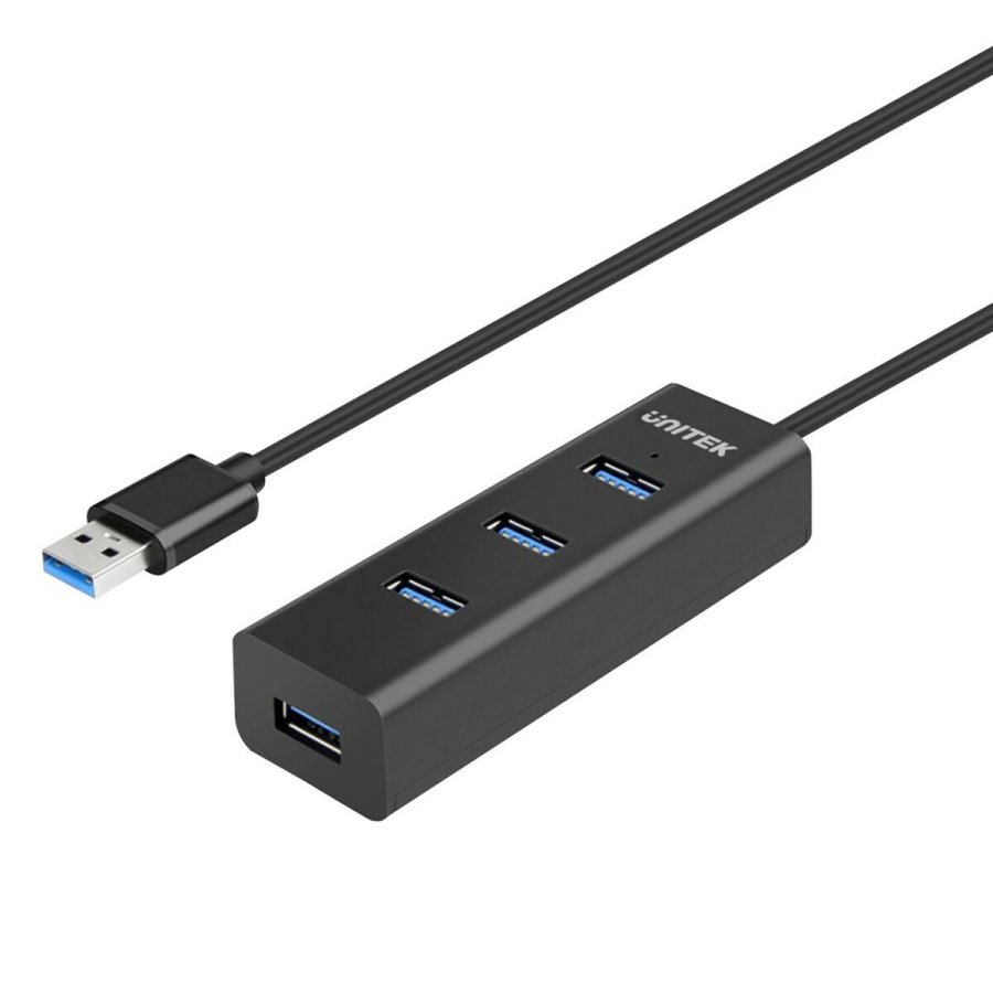 4-Port USB Hub Unitek Y-3089 Sort #1