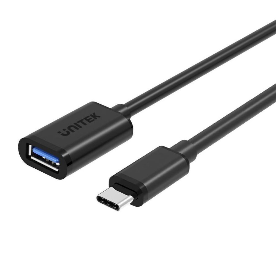 USB-C-kabel til USB Unitek Y-C476BK 20 cm #1