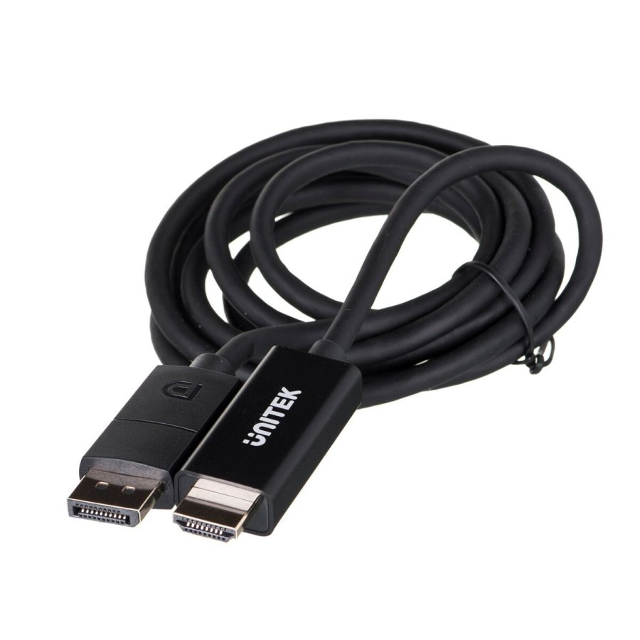 DisplayPort til HDMI kabel Unitek V1608A Sort 1,8 m #1