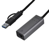 USB-C til ethernet-adapter Unitek U1313C Gr� 30 cm #5
