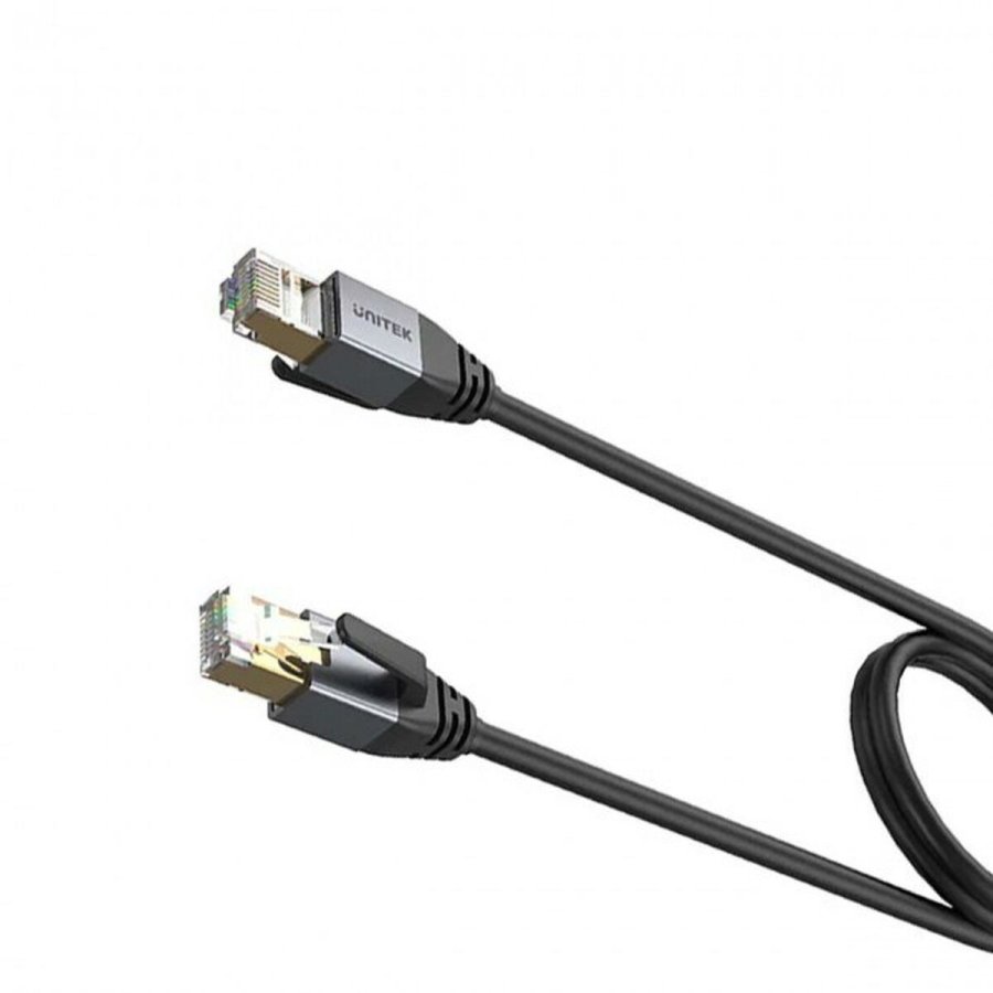 S/FTP kategori 8 stift netvrkskabel Unitek C18149AGY03-1M Sort 1 m #3