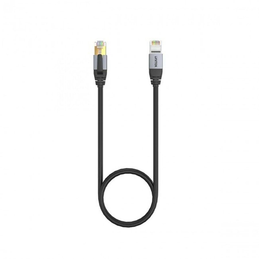 S/FTP kategori 8 stift netvrkskabel Unitek C18149AGY03-2M Sort 2 m #2