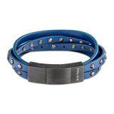 Armbnd til mnd Police PEJGB2009301 Lder 19 cm #1