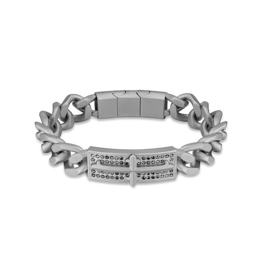 Armbnd til mnd Police PEAGB2120405 Rustfrit stl 19 cm #1