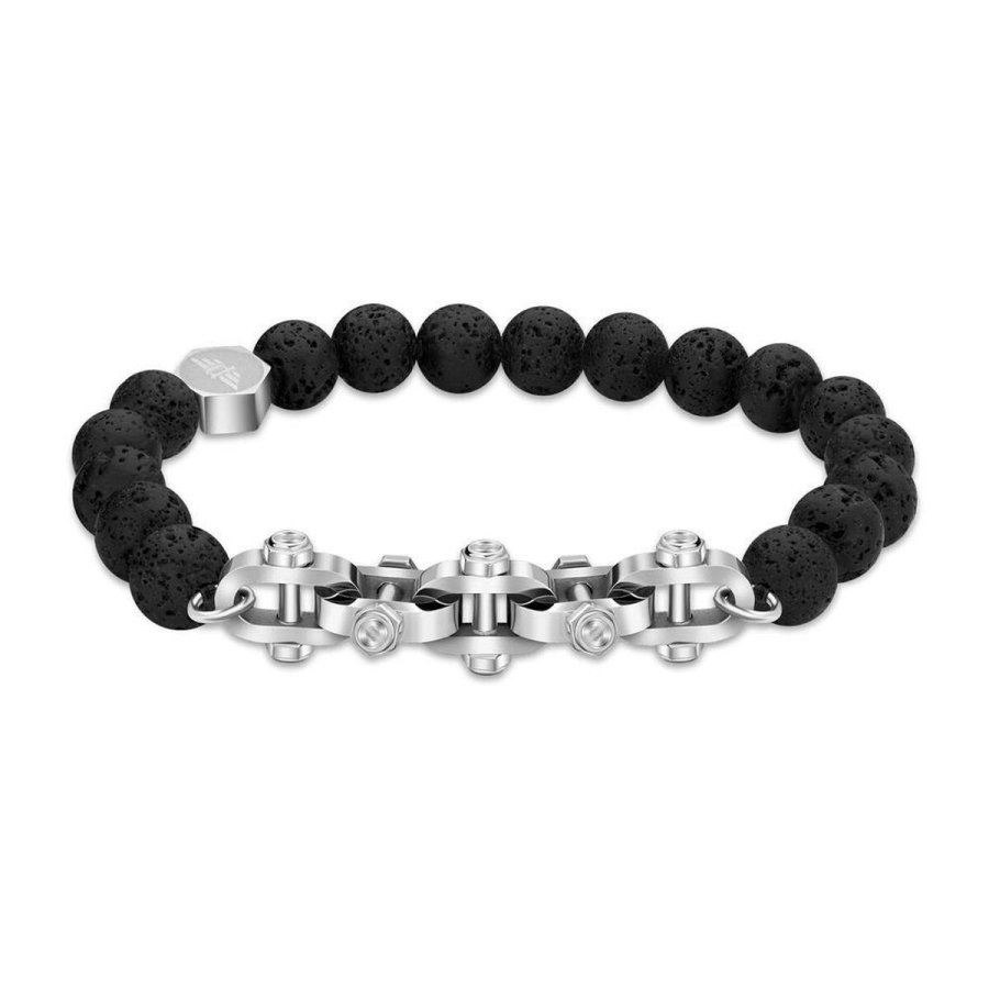 Armbnd til mnd Police PEAGB2211232 Rustfrit stl 19 cm #1