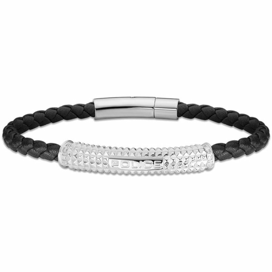 Armbnd til mnd Police PEAGB2214901 Lder 19 cm #1