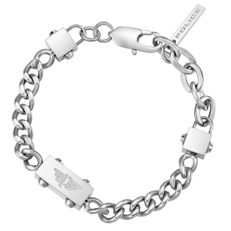 Armbnd til mnd Police PEAGB0002101 Rustfrit stl 19 cm #1