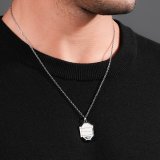 Halskde til mnd Police PEAGN0033304 Slvfarvet #5