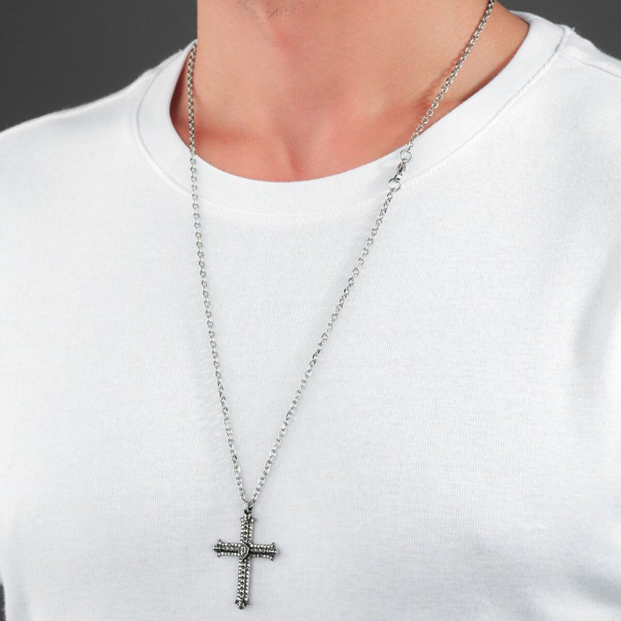 Halskde til mnd Police PEAGN0033702 Slvfarvet #5