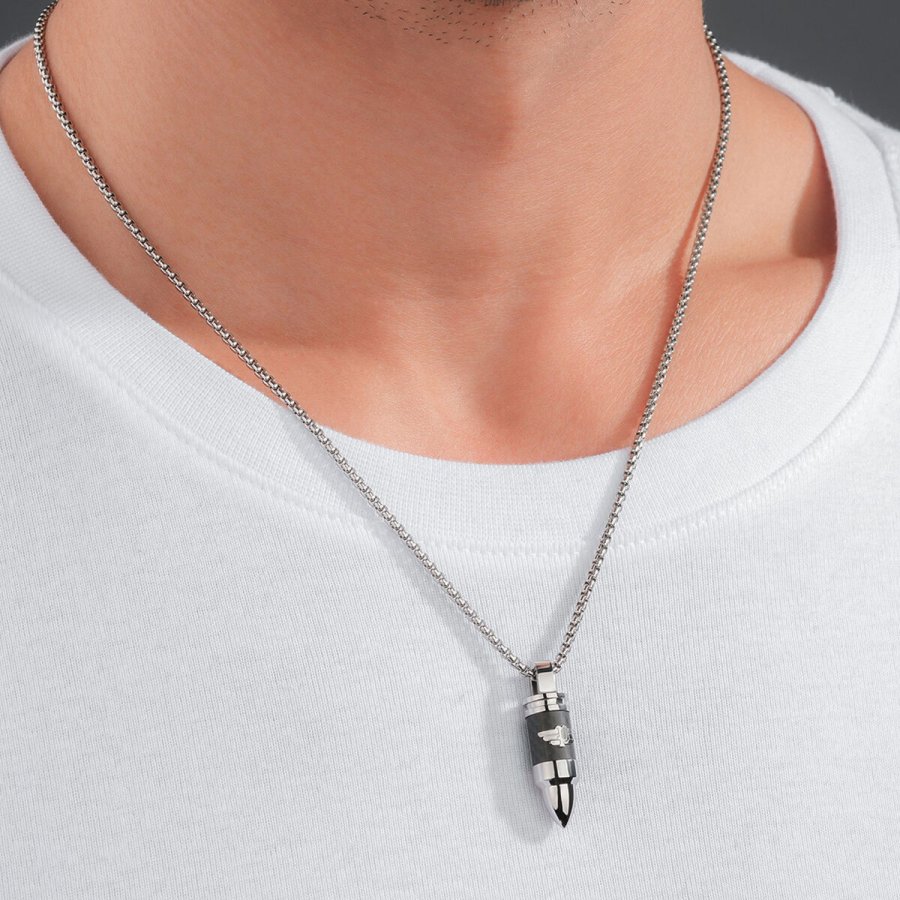 Halskde til mnd Police PEAGN0034102 Slvfarvet #5