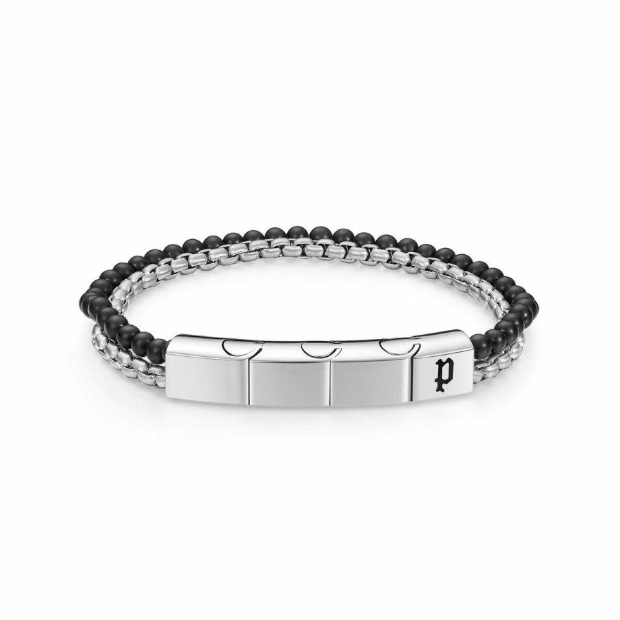 Armbnd til mnd Police Rustfrit stl #2