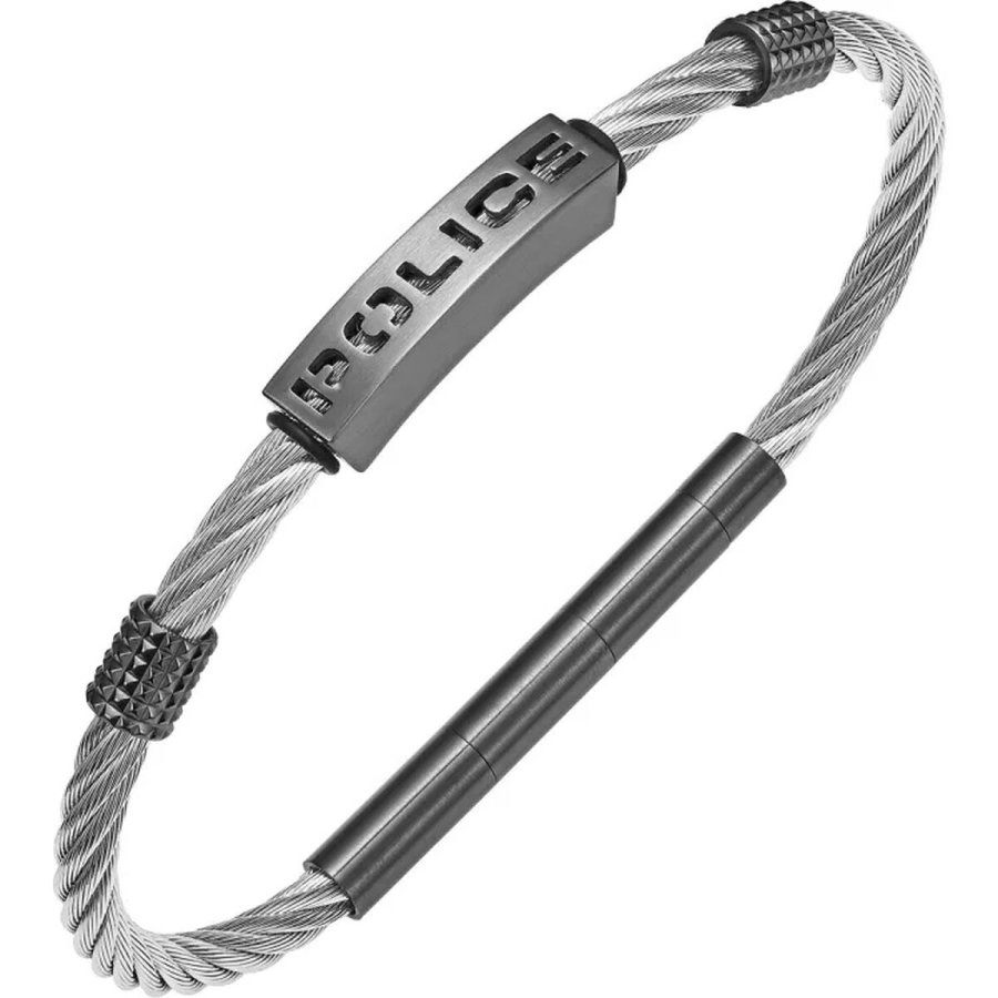 Armbnd til mnd Police PEAGB0039901 Slvfarvet #1