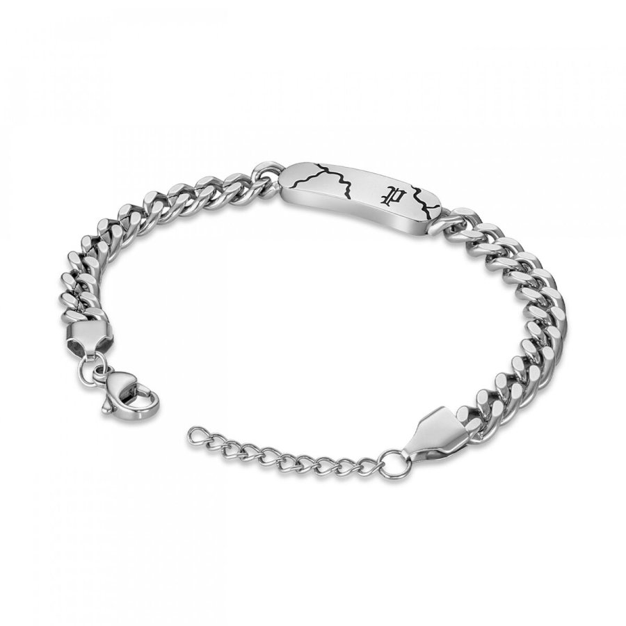 Armbnd til mnd Police PEAGB0041201 Slvfarvet #2