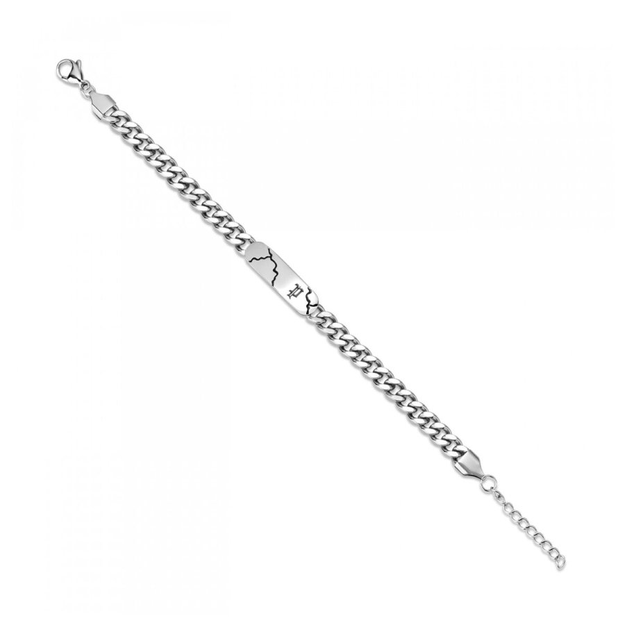 Armbnd til mnd Police PEAGB0041201 Slvfarvet #3