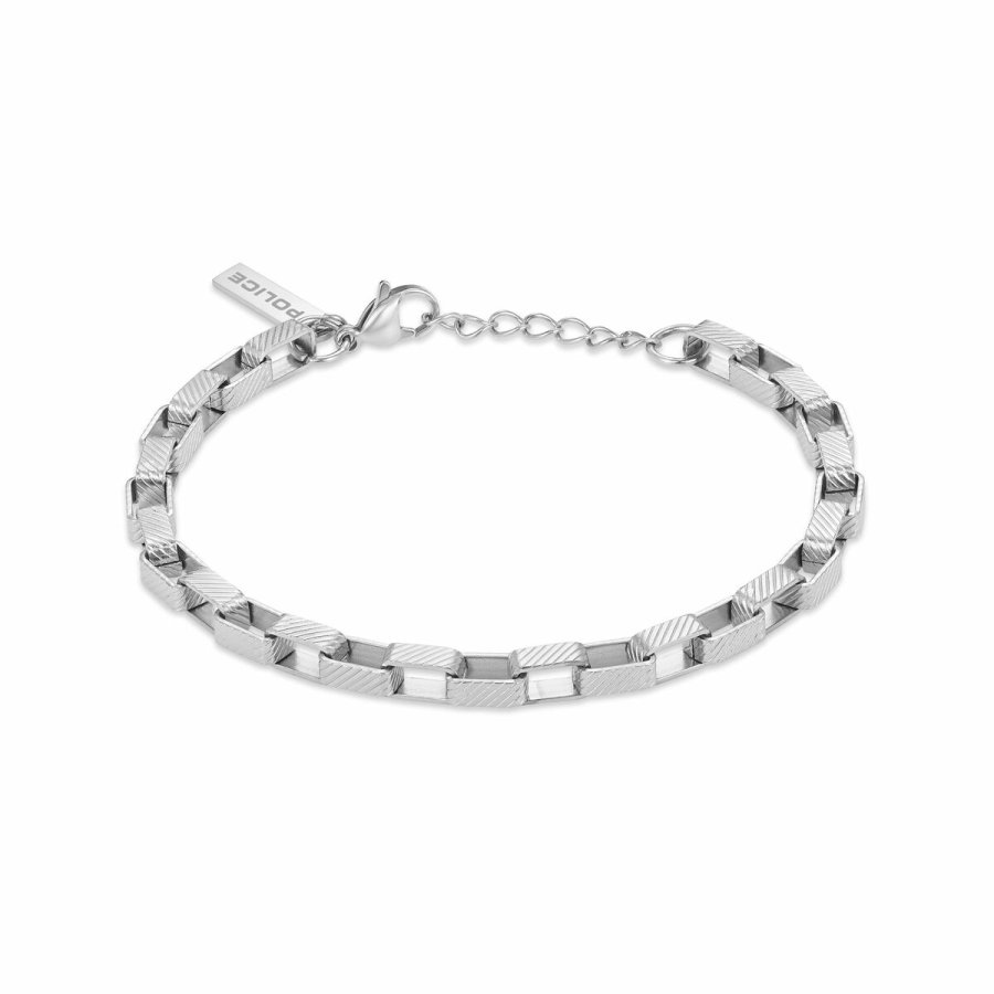 Armbnd til mnd Police PEAGB0041801 Rustfrit stl #5