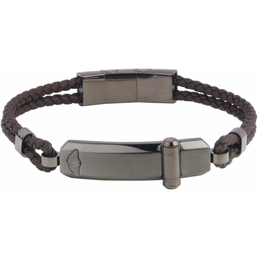 Armbnd til mnd Police PEAGB2211636 Lder 19 cm #1